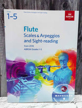 Load image into Gallery viewer, ABRSM Flute Grade 1-5 Scales,Arpeggios & Sight-reading Flute