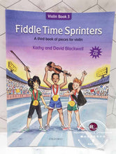 Load image into Gallery viewer, Fiddle Time Sprinters with Audio Violin Book 3 by Oxford