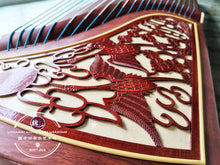 Load image into Gallery viewer, Guzheng Dunhuang 696D Full Size Quality Zither ™ 古筝 敦煌 双鹤朝阳