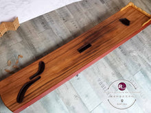 Load image into Gallery viewer, Wooden Fan Guzheng Full Size Quality Zither ™ 古筝 老红木扇图 正品