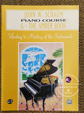 Load image into Gallery viewer, John W.Schaum Piano Course G - The Amber Book Music Book by Alfred (Grade 5)