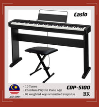 Load image into Gallery viewer, Casio CDP-S100 88-Keys Beginner Casio Digital Piano ™ 卡西欧键盘电子琴初学88键 CDP-S100