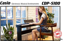 Load image into Gallery viewer, Casio CDP-S100 88-Keys Beginner Casio Digital Piano ™ 卡西欧键盘电子琴初学88键 CDP-S100