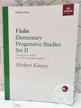 Load image into Gallery viewer, ABRSM Violin Elementary Progressive Studies Set II by Herbert Kinsey
