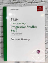 Load image into Gallery viewer, ABRSM Violin Elementary Progressive Studies Set I by Herbert Kinsey
