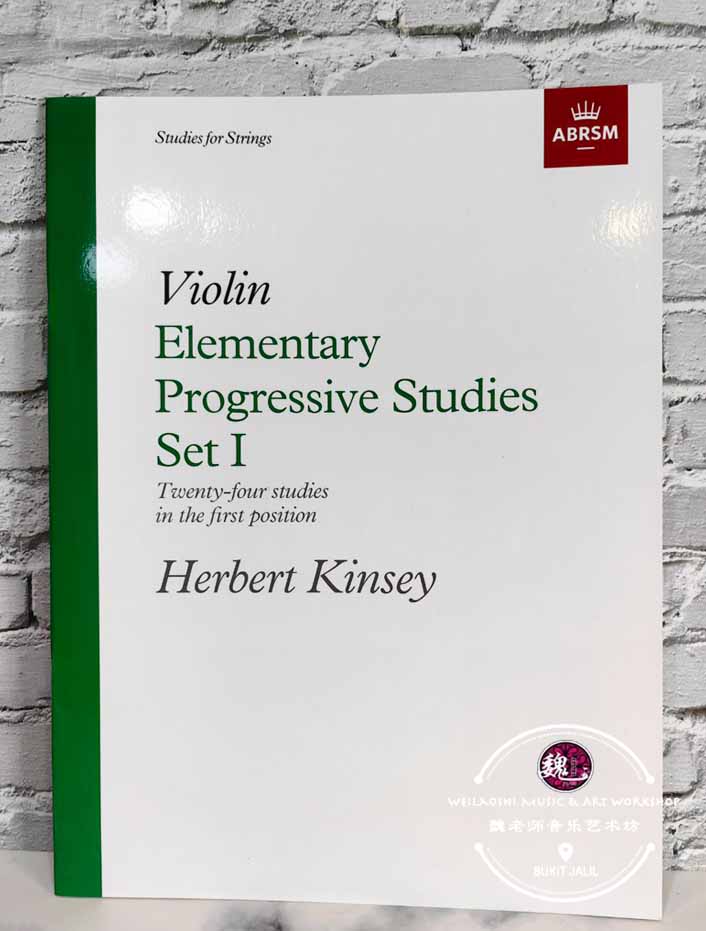 ABRSM Violin Elementary Progressive Studies Set I by Herbert Kinsey