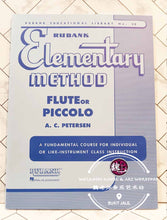 Load image into Gallery viewer, Rubank Elementary Method Flute or Piccolo by Hal Leonard
