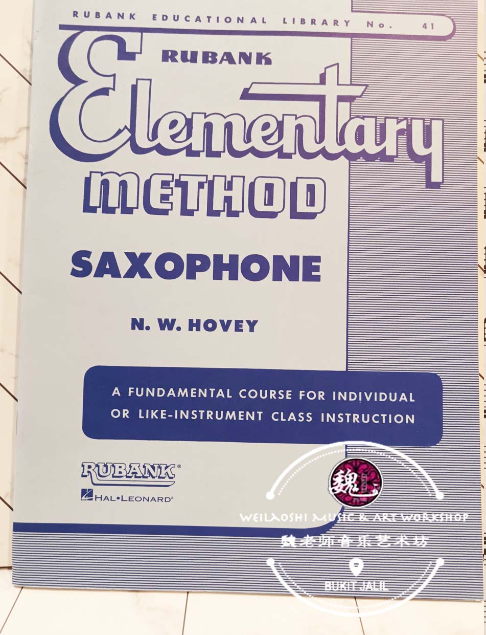 Rubank Elementary Method Saxophone by Hal Leonard