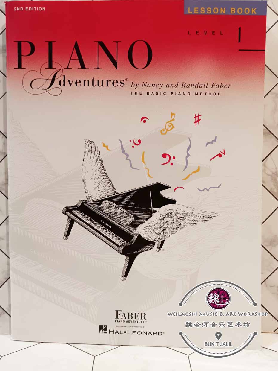 Lesson Book Level 1 Piano Adventures The Basic Piano Method by Hal Leonard
