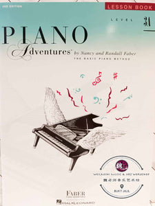 Lesson Book Level 3A Piano Adventures The Basic Piano Method by Hal Leonard