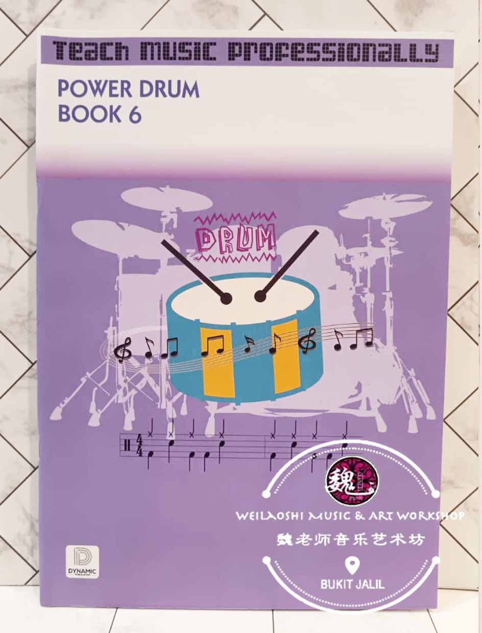 Power Drum Book 6 Teach Music Professionally by Dynamic