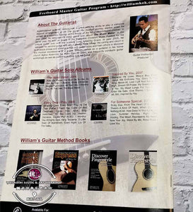 Fingerstyle Espresso Guitar Book by William Kok