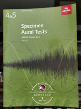 Load image into Gallery viewer, ABRSM Specimen Aural Tests Grade 4 &amp; 5 Book Only
