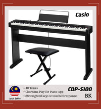 Load image into Gallery viewer, Casio CDP-S100 88-Keys Beginner Casio Digital Piano ™ 卡西欧键盘电子琴初学88键 CDP-S100
