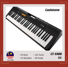 Load image into Gallery viewer, Casio CT-S100 61-Keys Casiotone Keyboard Beginner  CTS100 ™ 卡西欧键盘电子琴初学61键 CT-S100
