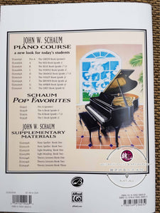 John W.Schaum Piano Course G - The Amber Book Music Book by Alfred (Grade 5)