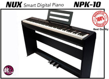 Load image into Gallery viewer, NUX NPK-10 F 88-Keys Hammer Action Keyboard Digital Piano with 3 Pedal Wooden Stand Black ™ 电子钢琴88键包支架重锤 黑色 NUX NPK10 F
