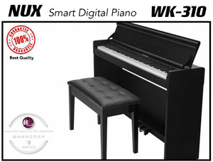 NUX WK-310 88-Keys Hammer Action Digital Piano Professional Black ™ 电子钢琴88键重锤 黑色 NUX WK310
