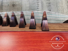 Load image into Gallery viewer, Wooden Fan Guzheng Full Size Quality Zither ™ 古筝 老红木扇图 正品
