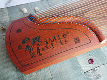 Load image into Gallery viewer, Poetry Guzheng Full Size Quality Zither  ™ 古筝 红木诗词 正品
