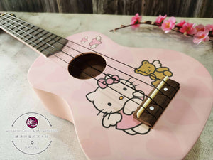 Ukulele Hello Kitty Pink Instrument 21’ ™ 尤克里里凯蒂猫 粉红 2号
