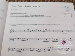 ABRSM Music Theory Practice Paper 2019 Grade 3