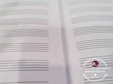 Load image into Gallery viewer, Music Manuscript Book Music Book Buku Lagu Note Book 五线谱 本子 钢琴 乐理 乐谱 音乐练习本
