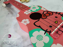 Load image into Gallery viewer, Ukulele Hello Kitty Pink Instrument 21’ ™ 尤克里里凯蒂猫 粉红 1号
