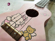 Load image into Gallery viewer, Ukulele Hello Kitty Pink Instrument 21’ ™ 尤克里里凯蒂猫 粉红 2号
