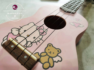 Ukulele Hello Kitty Pink Instrument 21’ ™ 尤克里里凯蒂猫 粉红 2号