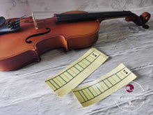 Load image into Gallery viewer, Violin Volume Sticker Sound Sticker Finger Label ™ 小提琴音位贴 把位贴
