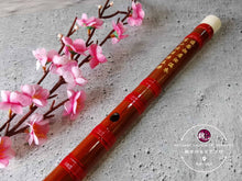 Load image into Gallery viewer, Bamboo Flute Learning Professional Dizi Red ™ 学习型笛子 红
