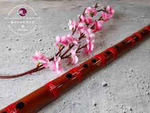 Load image into Gallery viewer, Bamboo Flute Learning Professional Dizi Red ™ 学习型笛子 红
